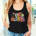 Retro Groovy Or Nursing School Medical Operating Room Nurse Women Tank Top Gifts for Her