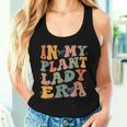 Retro Groovy In My Plant Lady Era Xmas Gardening Plant Mom Women Tank Top Gifts for Her
