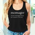 Retro Momager Definition Mother's Day Momma Sarcastic Women Tank Top Gifts for Her