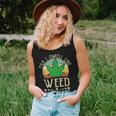 Retro Yes I Smell Like Weed You Smell Like You Missed Out Women Tank Top Gifts for Her