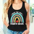 Rock The Test Day 4Th Grade Teacher Fourth Grade Testing Day Women Tank Top Gifts for Her