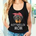 Rottweiler Dog Mom Sunglasses Bandana Women Tank Top Gifts for Her