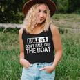 Rule 1 Don't Fall Off The Boat Cruise Ship Women Tank Top Gifts for Her