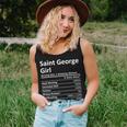 Saint George Girl Ut Utah City Home Roots Usa Women Tank Top Gifts for Her