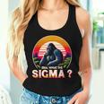 Sarcastic Humor Erm What The Sigma Ironic Meme Quote Women Tank Top Gifts for Her