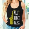 Saxophone Jazz Music Baritone Musical Blues Teacher Women Tank Top Gifts for Her