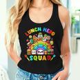 School Lunch Lady Squad A Food Team Rainbow Lunch Hero Squad Women Tank Top Gifts for Her