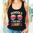School's Out For Summer Happy Last Day Of School Teachers Women Tank Top Gifts for Her