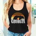 Schwuler Beefy Daddy Georgia Lgbtq Regenbogen Schwuler Papa Bear Pride Tank Top Frauen Geschenke für Sie