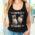 Siamese Squad Siamese Cat Lover Mother's Day Women Tank Top Gifts for Her
