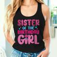 Sister Of The Birthday Girl Family Matching Women Tank Top Gifts for Her