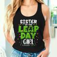 Sister Of The Leap Day Girl February 29Th Birthday Leap Year Women Tank Top Gifts for Her
