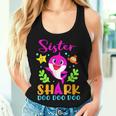 Sister Of The Shark Birthday Family Matching Birthday Women Tank Top Gifts for Her
