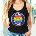 Sitges Spain Beach Retro Sailing Holiday Surfer Lgbt Souvenir Women Tank Top Gifts for Her