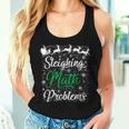 Sleighing Math Problem Xmas In Math Teacher Christmas Women Tank Top Gifts for Her