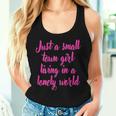 Small Town Girl Dreamer Living Bold In A Lonely World Women Tank Top Gifts for Her