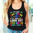 So Long 3Rd Grade Graduation 4Th Grade Here I Come 2024 Women Tank Top Gifts for Her