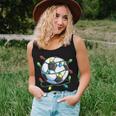 Soccer Christmas Ball Xmas Lights Boys Girls Sport Women Tank Top Gifts for Her