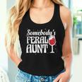 Somebody's Feral Aunt Auntie Birthday Christmas Women Tank Top Gifts for Her