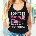 Soon To Be Mommy Est 2023 Baby Shower Girl Loading Family Women Tank Top Gifts for Her