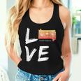 South Dakota Sd Map Souvenir Love Distressed State Women Tank Top Gifts for Her