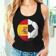 Spanien Flagge Fußball Mama Spanischer Fußball Papa Tank Top Frauen Geschenke für Sie