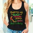 Stepping Into Black History Month With God Christian Girl Women Tank Top Gifts for Her