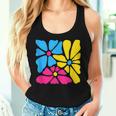 Subtle Pansexual Flower Floral Pan Pride Month Lgbtq Plant Women Tank Top Gifts for Her