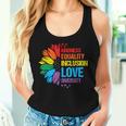 Sunflower Kindness Equality Inclusion Diversity Love Women Tank Top Gifts for Her