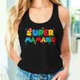 Super Gamer Mamario Day Mama Mother Video Gaming Lover Women Tank Top Gifts for Her