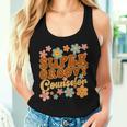 Super Groovy Counselor Retro 70S Hippie School Counseling Women Tank Top Gifts for Her