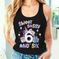 Sweet Sassy And Six Unicorn 6Th Birthday Party Girls Women Tank Top Gifts for Her