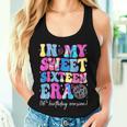 In My Sweet Sixn Era Groovy Retro Boy Girl 16Th Birthday Women Tank Top Gifts for Her