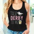 Talk Derby To Me Horse Racing Fan Derby Day Women Tank Top Gifts for Her