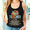 Teacher Definition Teaching School Teacher Women Tank Top Gifts for Her