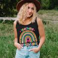 Teaching Sweethearts Teacher Valentines Day Boho Rainbow Women Tank Top Gifts for Her