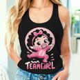 Team Girl Baby Gender Reveal Party Announcement Women Tank Top Gifts for Her
