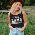 Team Lamb Lifetime Membership Family Last Name Women Tank Top Gifts for Her