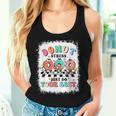 Test Day Donut Stress Just Do Your Best Teacher Groovy Women Tank Top Gifts for Her