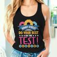 Test Day Donut Stress Testing For Teachers Women Tank Top Gifts for Her