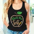 Test Day Rock The Test Teacher Testing Day Donut Stress Women Tank Top Gifts for Her