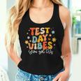 Test Day Vibes Groovy Testing Day Teacher Student Exam Women Tank Top Gifts for Her