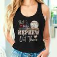 That's My Nephew Out There Baseball Aunt Auntie Mother's Day Women Tank Top Gifts for Her