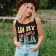 Trendy Groovy Quote In My Grandpa Era Retro Vintage Women Tank Top Gifts for Her