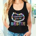 Twin Day Friends Teacher Twinning With My Bestie Matching Women Tank Top Gifts for Her
