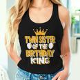 Twin Sister Of The Birthday King Family Matching Women Tank Top Gifts for Her