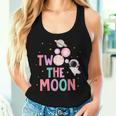 Two The Moon Birthday Outfit Girl 2 Year Old 2Nd Bday Women Tank Top Gifts for Her