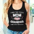 Two Titles Mom Grandma Rock Christmas Birthday Women Tank Top Gifts for Her