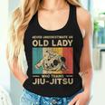 Never Underestimate An Old Lady Bjj Brazilian Jiu Jitsu Women Tank Top Gifts for Her