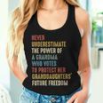 Never Underestimate The Power Of A Grandma Who Votes Women Tank Top Gifts for Her